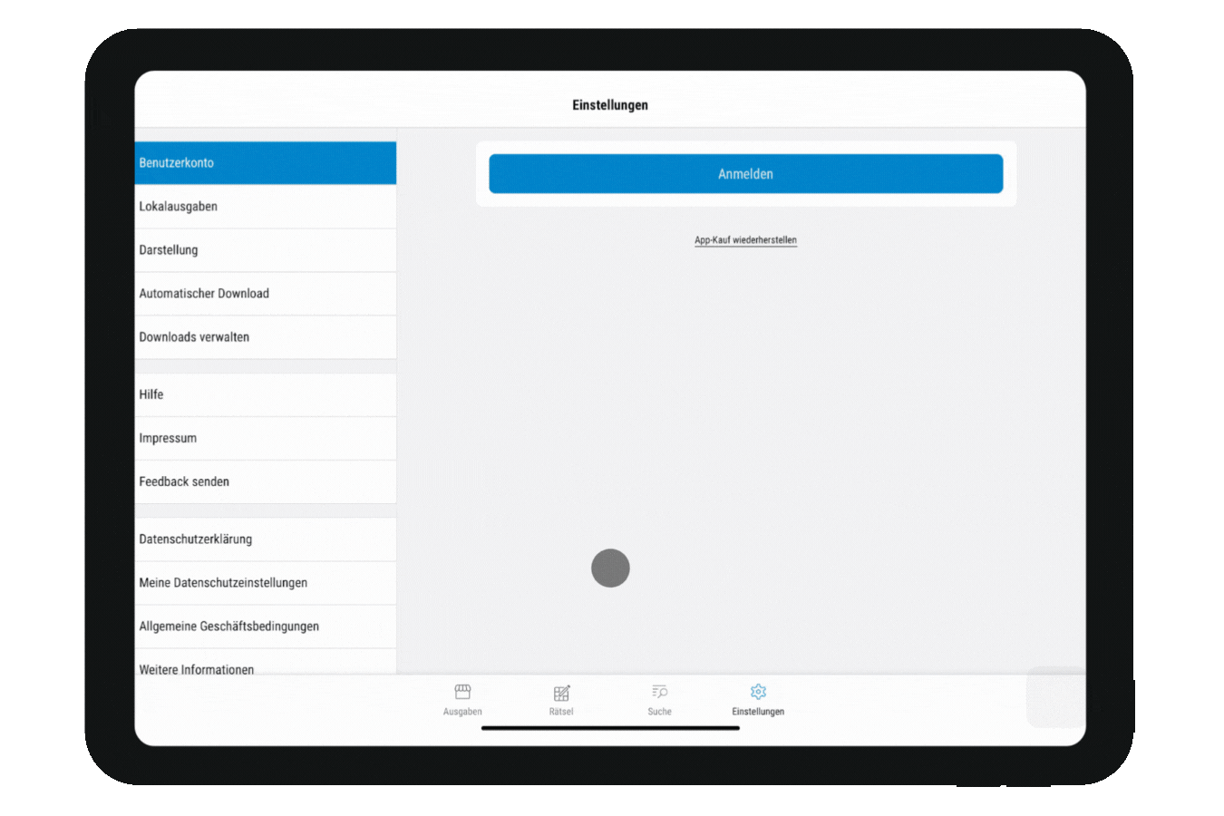 Tutorial zur Anmeldung im E-Paper der Stuttgarter Nachrichten