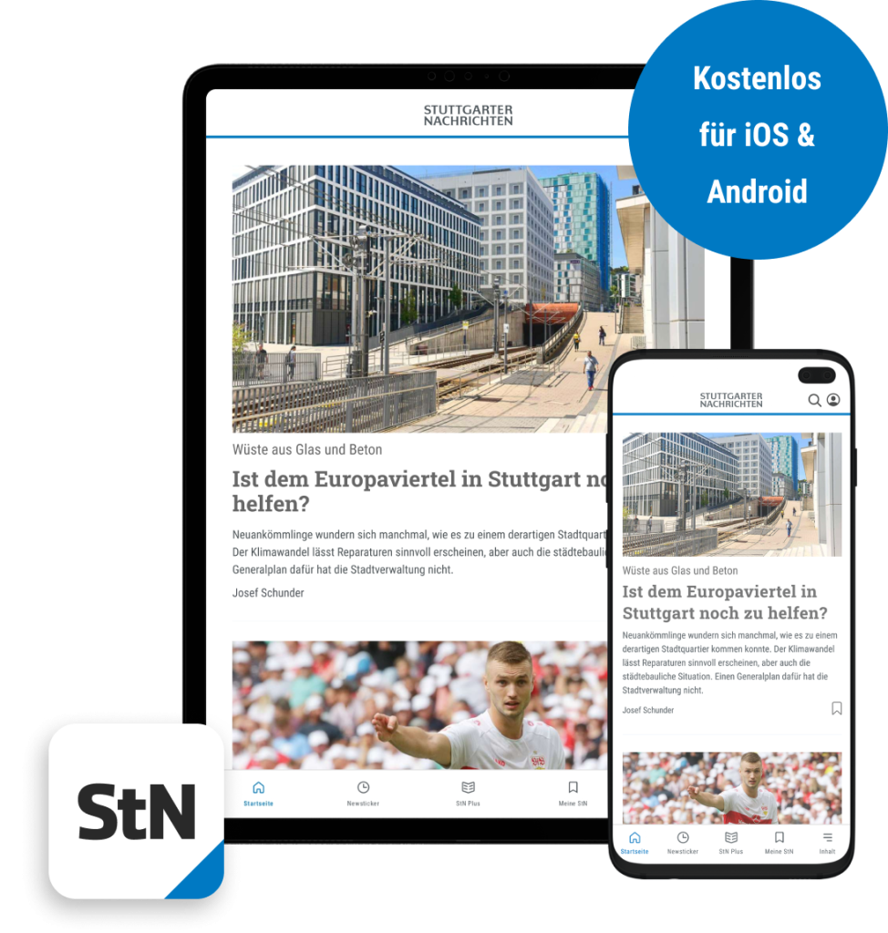 Stuttgarter Nachrichten News-App auf Tablet und Smartphone