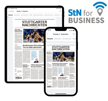 Tablet und Smartphone mit StN E-Paper